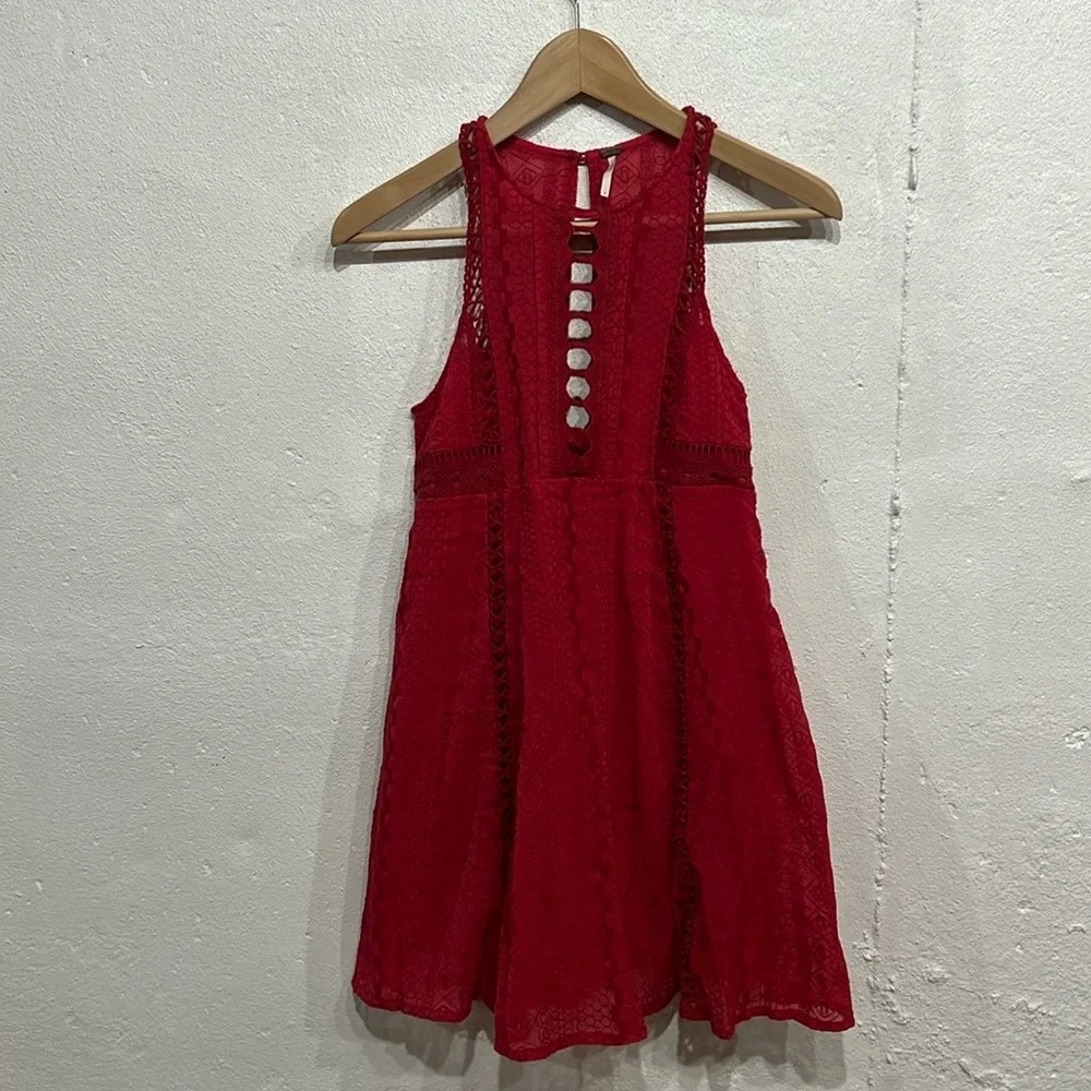 Free People Wherever You Go Lace Dress